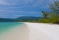 Long beach ob koh Rong island in Cambodia