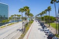 Long Beach Shoreline Drive in downtown, California