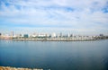 Long Beach Skyline, California Royalty Free Stock Photo