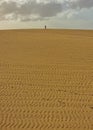 A very cool and above all large beach with clean golden sand