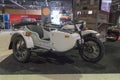 Ural Motorcycle on display
