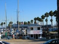 Long Beach Yacht Sales. Long Beach Harbor, California, USA Royalty Free Stock Photo