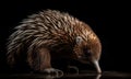 A beautiful photograph of The Long-beaked Echidna