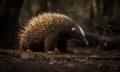 A beautiful photograph of The Long-beaked Echidna Royalty Free Stock Photo