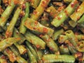 Long beans in chili shrimp paste