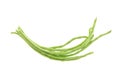 Long beans isolated on a white background Royalty Free Stock Photo