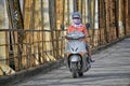 Long Bien bridge in Hanoi, Vietnam Royalty Free Stock Photo