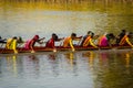 Long boat racing Royalty Free Stock Photo