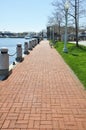 Long brick walkway Royalty Free Stock Photo