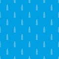 Long candle pattern vector seamless blue