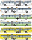 Long City bus vector