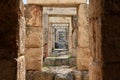 Long Corridor of Doorways at Ancient Circus Track, Tyre