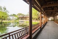 The long corridor in Duojing garden