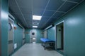 Long corridor in hospital Royalty Free Stock Photo