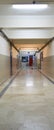 Long corridor with marble surface Royalty Free Stock Photo