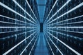 Modern Data Center Servers Network Infrastructure, HighTech Computing Royalty Free Stock Photo