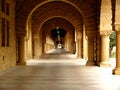 Long corridor at Stanford Royalty Free Stock Photo