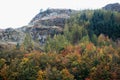 Autumn Colours and Long Crag, Lake District, Cumbria, England, UK Royalty Free Stock Photo