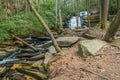 Long creek falls Appalachian trail