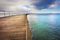 Long Curving Jetty