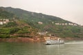 Long distance ferry on Yangtze River Xiling. Shengli Street, China