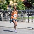 Long distance runner Mustafa Mohamed