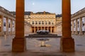 Modern public sculpture, Palais Royal public garden, Paris, France Royalty Free Stock Photo