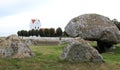 Long Dolmen and Skegrie Church in Sweden