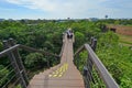 Long down stairs and bridge way for natural education