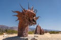 Long dragon snake statue, front to tail, Borrego Springs, CA, USA