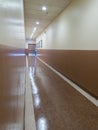 Long empty hallway Royalty Free Stock Photo