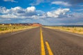 Long empty highway road,Arizona Royalty Free Stock Photo