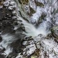 Long Exposure Above Multnomah Falls Royalty Free Stock Photo