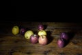 Long exposure apple Royalty Free Stock Photo