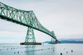 Long Exposure of the Astoria-Megler Bridge in Astoria Oregon USA Royalty Free Stock Photo