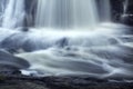 Long exposure, base of Southford Falls, Southbury, Connecticut.