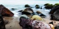 Long exposure on the beach