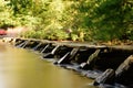 Bridge at Tarr steps in Devon Royalty Free Stock Photo