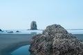 Surf at Dawn at Cannon Beach Oregon Royalty Free Stock Photo