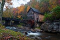 Rustic Glade Grist Mill - Glade Creek - Babcock State Park - West Virginia Royalty Free Stock Photo