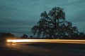 Rural light trails