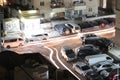 Long exposure of cars in the street