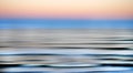 Sand, Beach, and Ocean Sunset or Sunrise Abstract Royalty Free Stock Photo