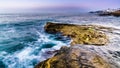Sunset Cliffs, San Diego, California. Royalty Free Stock Photo
