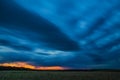 Long exposure at sunset