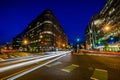 Long Exposure of Connecticut Avenue in Downtown Washington, District of Columbia