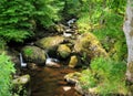 Long Exposure Of A Creek At The Bottom Of The Triberg Falls In Black Forest Germany Royalty Free Stock Photo