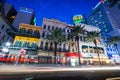 Long exposure of Downtown Canal Street in New Orleans