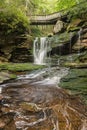 Elakala Falls in West Virginia Royalty Free Stock Photo