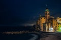 Long exposure of the essence of Camogli by night